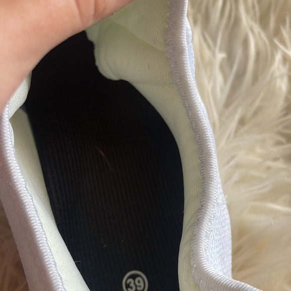 Athletic running work out crisp white lace up shoes sneakers hiking shoes sz 8 - Picture 11 of 17